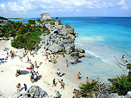 View Of Tulum Beach